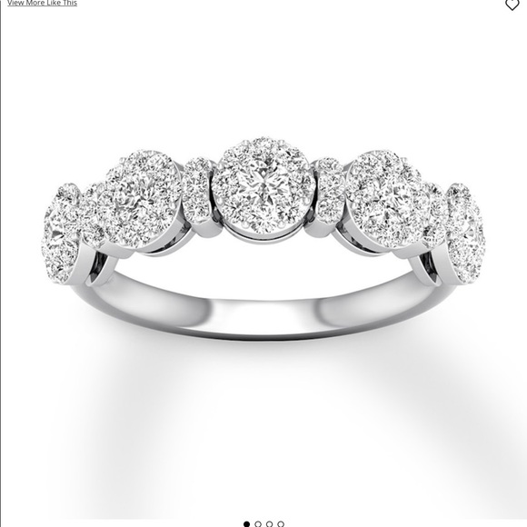 Jared 3/4 CTW Engagement Anniversary Band Ring - Picture 6 of 7